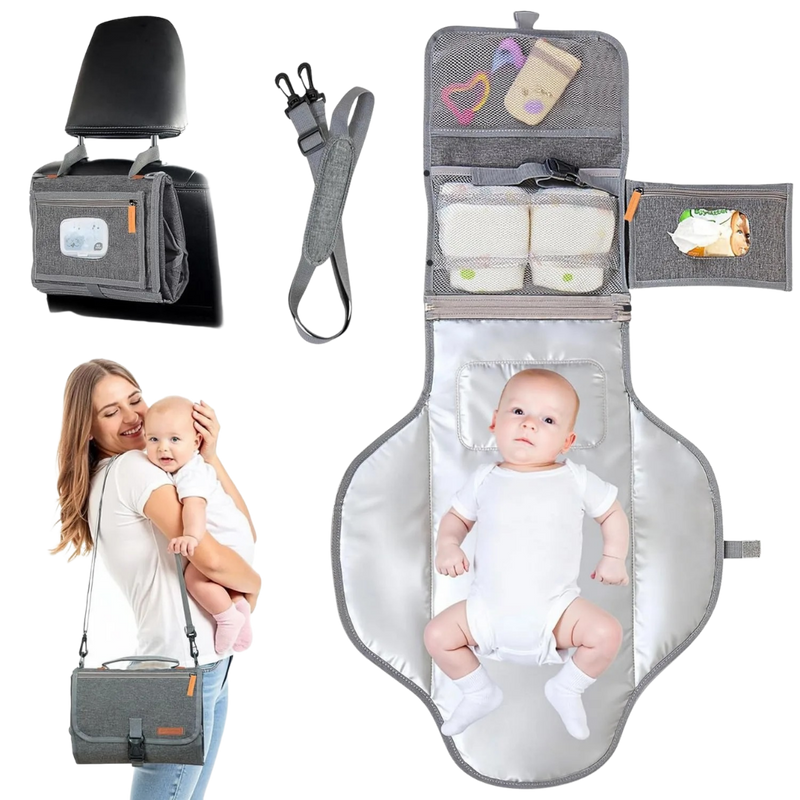 PACKMATE – Tragbare Wickelunterlage mit Tasche