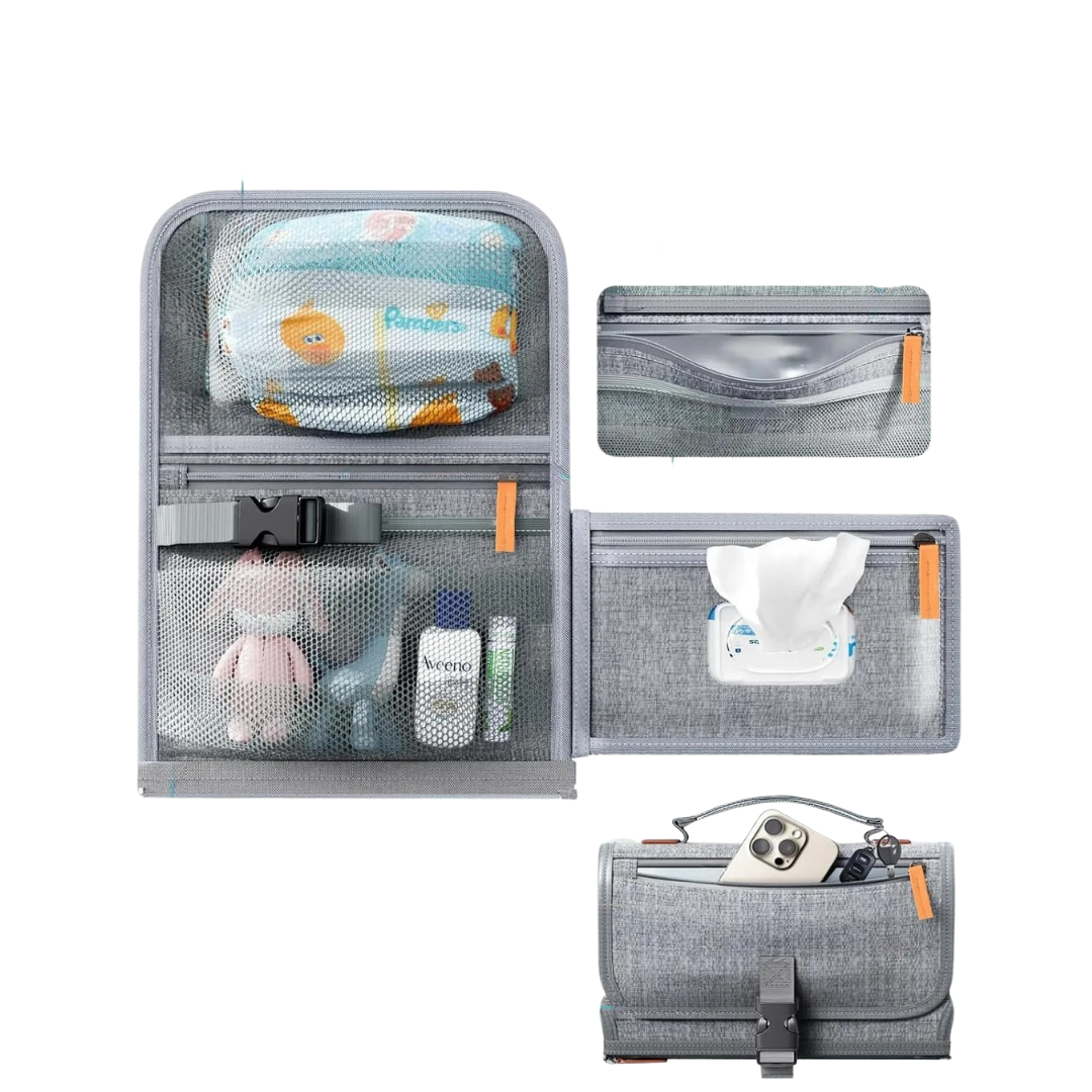 PACKMATE – Tragbare Wickelunterlage mit Tasche