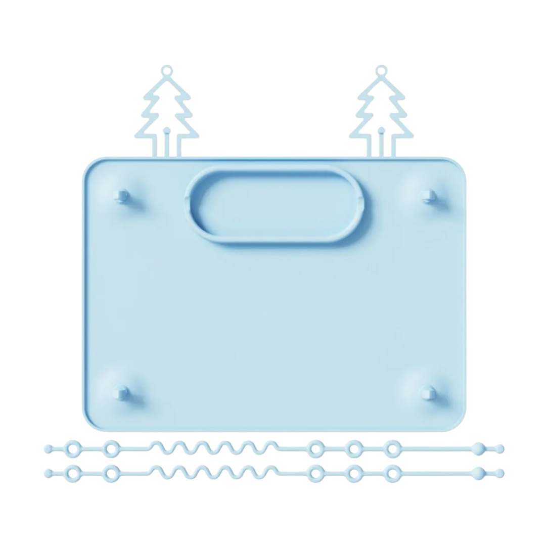 STICKYPLATE – Rutschfeste Silikon-Essunterlage
