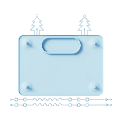 STICKYPLATE – Rutschfeste Silikon-Essunterlage