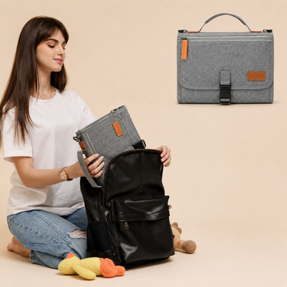 PACKMATE – Tragbare Wickelunterlage mit Tasche