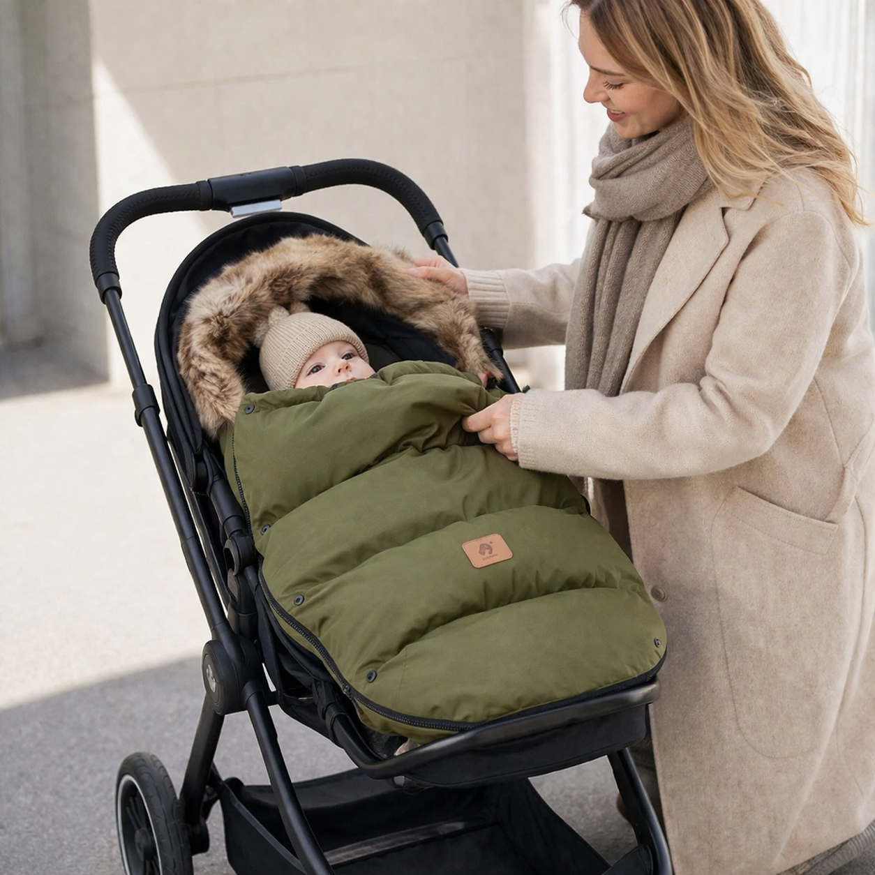 COZYSHELL – Winterfußsack für Kinderwagen